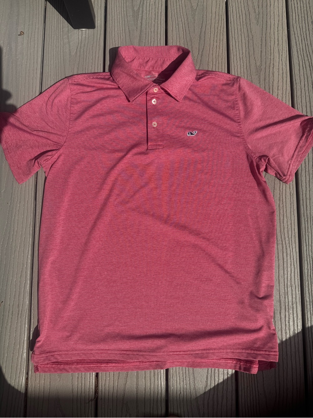 Vineyard Vines Boys XL Red Polo Shirt with Logo